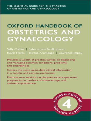 cover image of Oxford Handbook of Obstetrics and Gynaecology